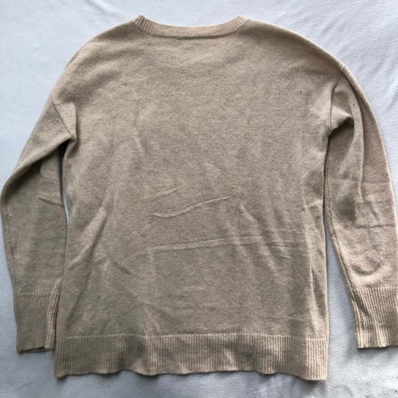 J. Crew Metallic Braid Wool Sweater Cream - Picture 7 of 7